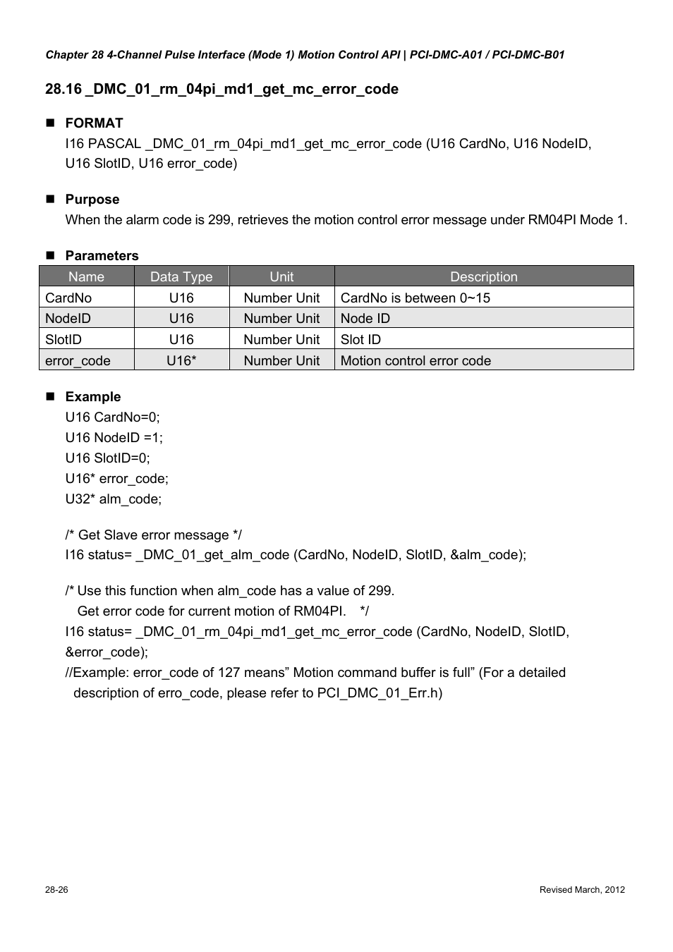 Delta Electronics High-Speed PCI 12-Axis Motion Control Card PCI-DMC-A01 User Manual | Page 404 / 528