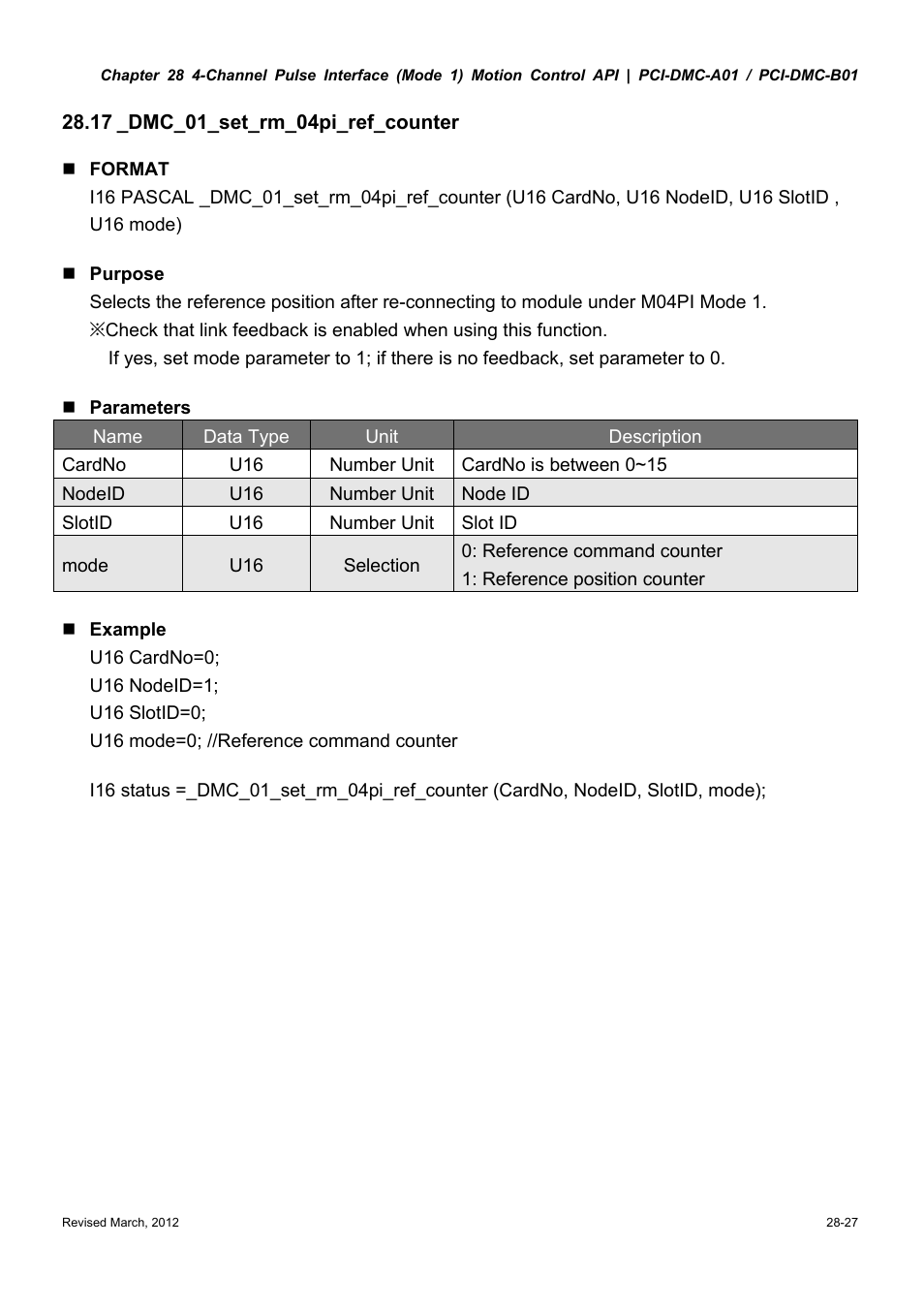 Delta Electronics High-Speed PCI 12-Axis Motion Control Card PCI-DMC-A01 User Manual | Page 405 / 528