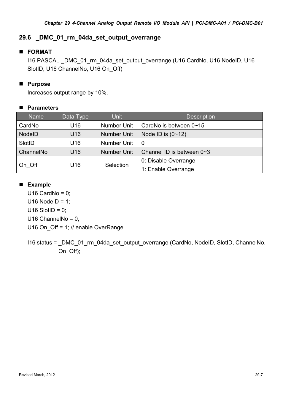 Delta Electronics High-Speed PCI 12-Axis Motion Control Card PCI-DMC-A01 User Manual | Page 413 / 528