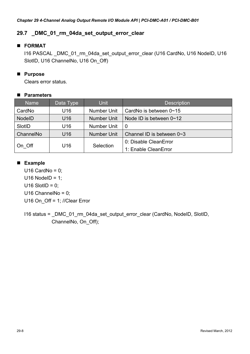 Delta Electronics High-Speed PCI 12-Axis Motion Control Card PCI-DMC-A01 User Manual | Page 414 / 528