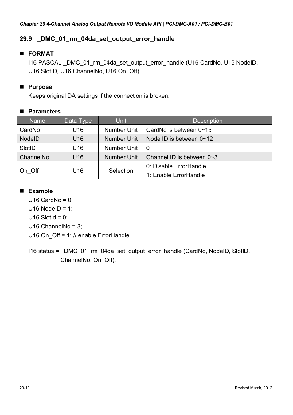 Delta Electronics High-Speed PCI 12-Axis Motion Control Card PCI-DMC-A01 User Manual | Page 416 / 528