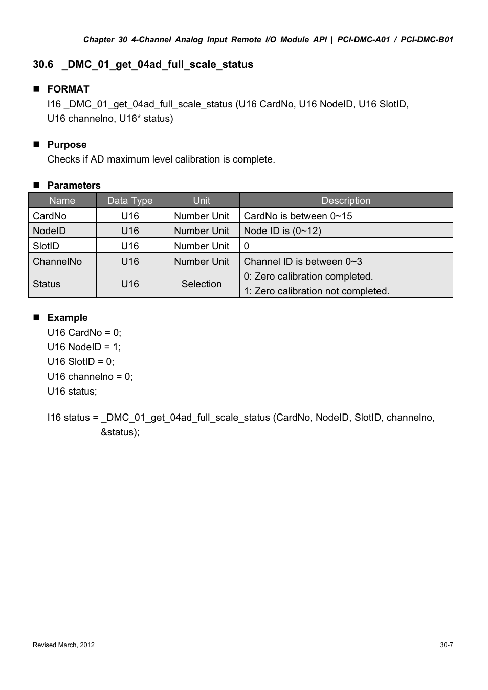 Delta Electronics High-Speed PCI 12-Axis Motion Control Card PCI-DMC-A01 User Manual | Page 425 / 528