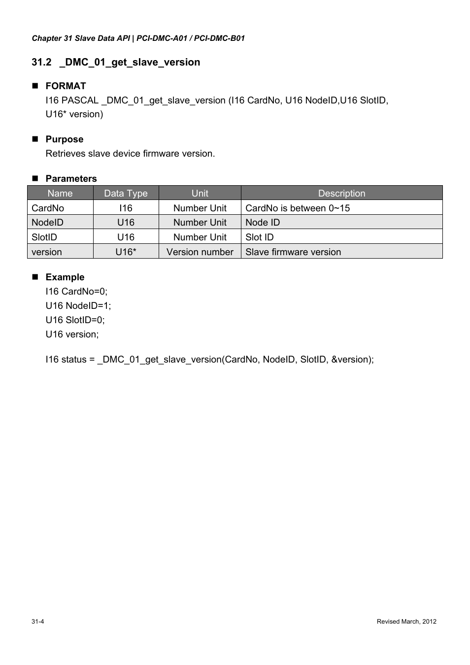 Delta Electronics High-Speed PCI 12-Axis Motion Control Card PCI-DMC-A01 User Manual | Page 436 / 528