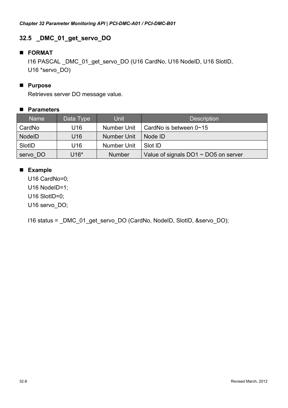 Delta Electronics High-Speed PCI 12-Axis Motion Control Card PCI-DMC-A01 User Manual | Page 444 / 528