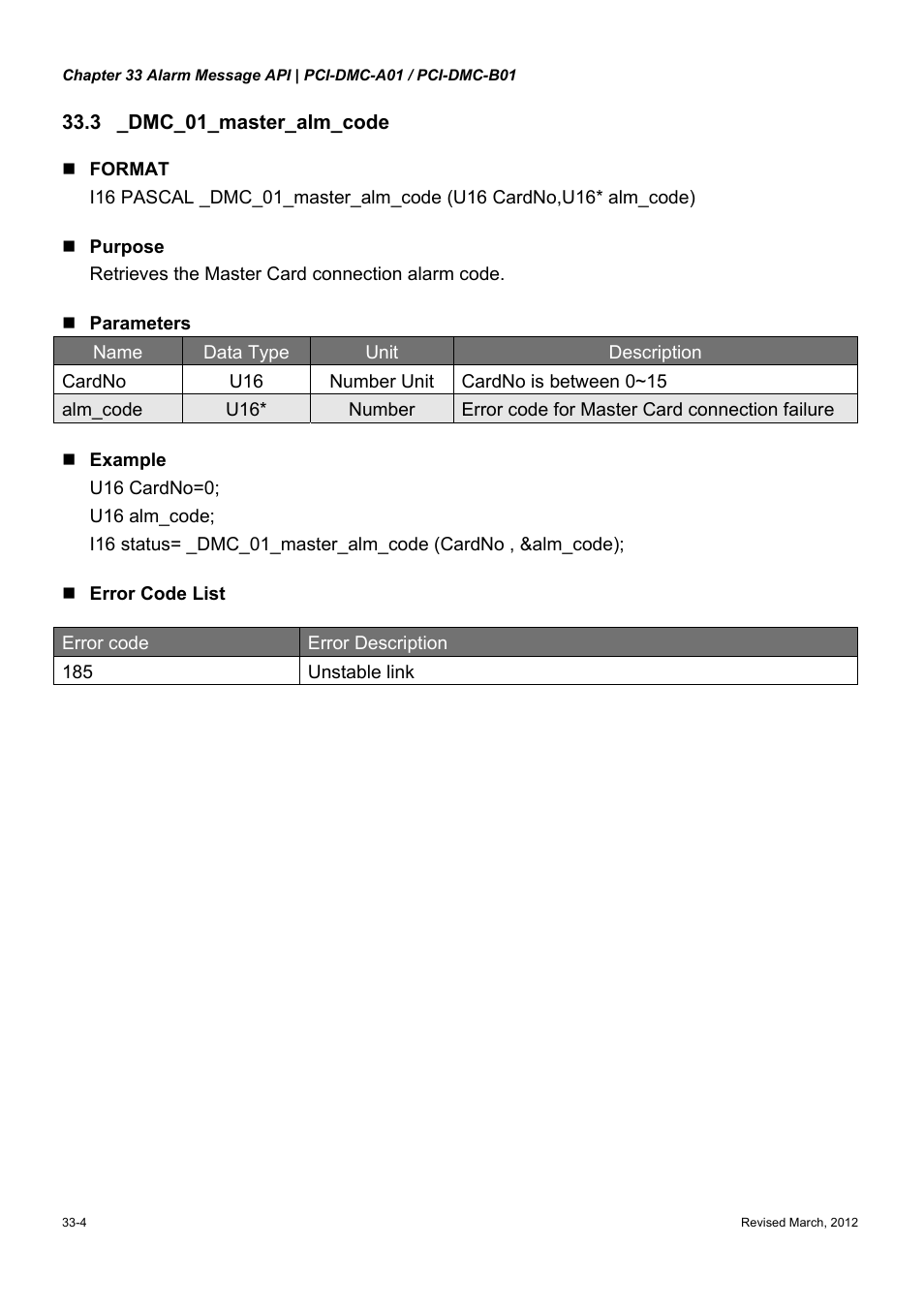 Delta Electronics High-Speed PCI 12-Axis Motion Control Card PCI-DMC-A01 User Manual | Page 448 / 528
