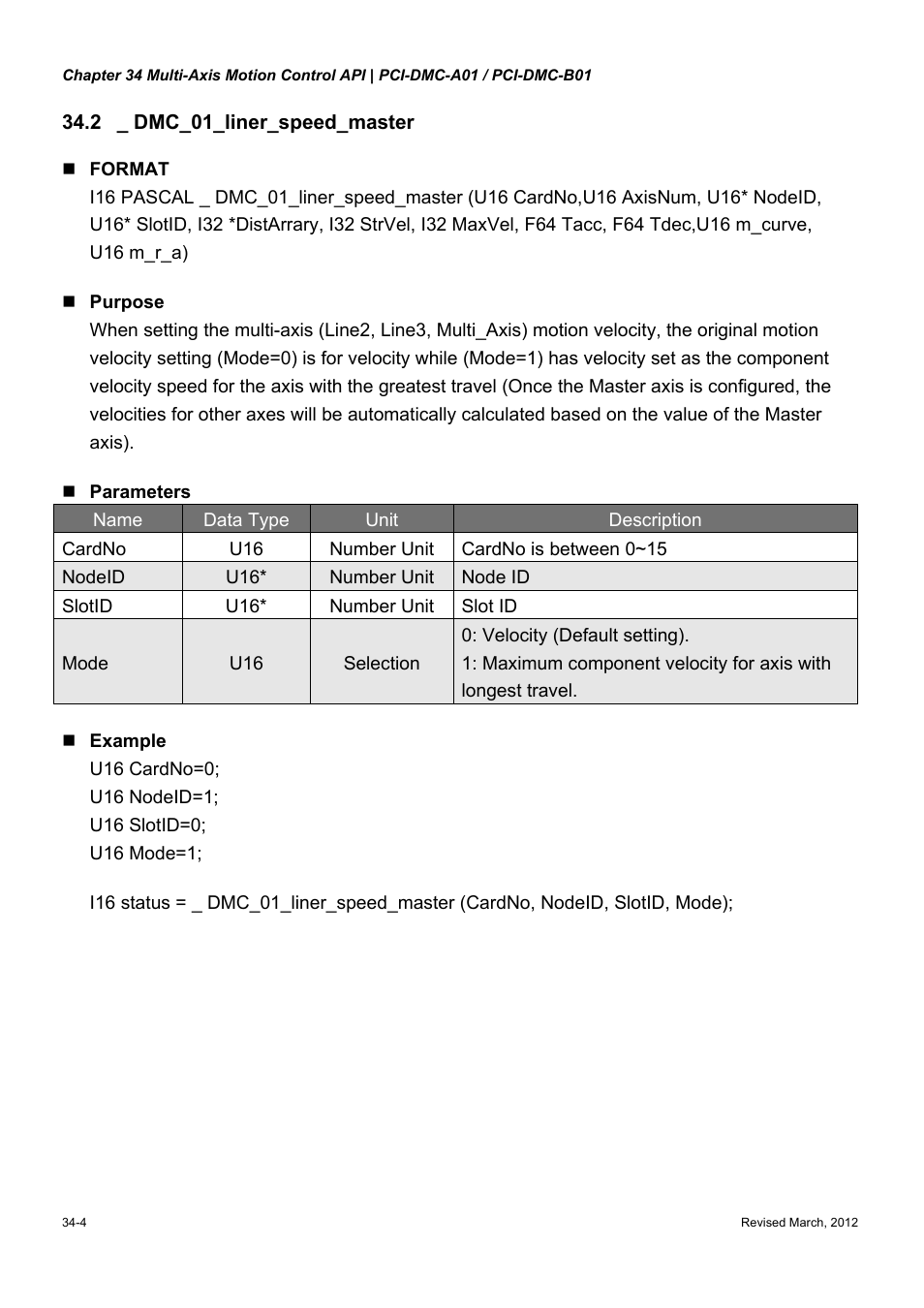 Delta Electronics High-Speed PCI 12-Axis Motion Control Card PCI-DMC-A01 User Manual | Page 454 / 528