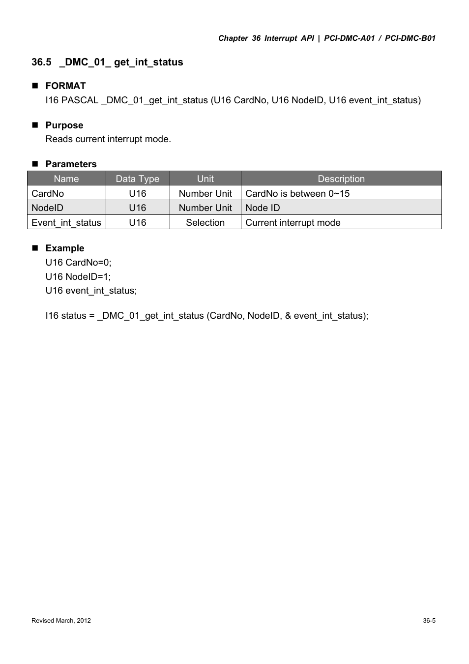 Delta Electronics High-Speed PCI 12-Axis Motion Control Card PCI-DMC-A01 User Manual | Page 463 / 528