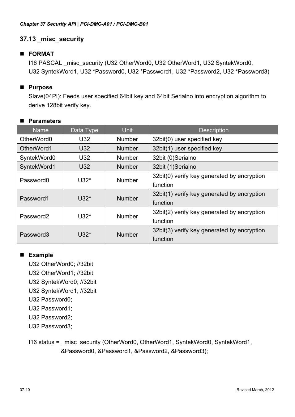 Delta Electronics High-Speed PCI 12-Axis Motion Control Card PCI-DMC-A01 User Manual | Page 474 / 528