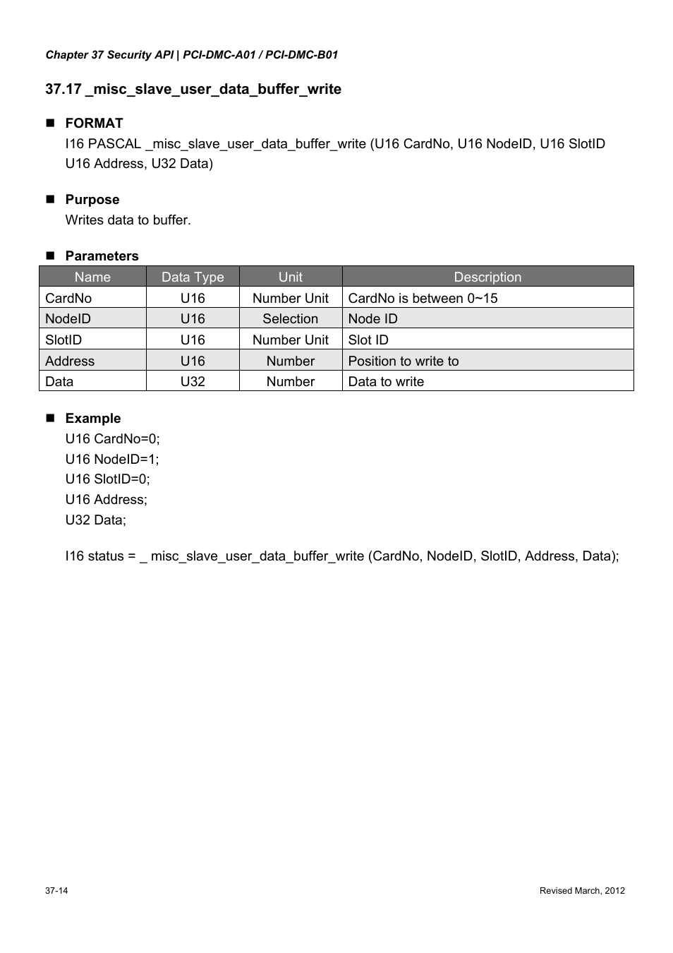 Delta Electronics High-Speed PCI 12-Axis Motion Control Card PCI-DMC-A01 User Manual | Page 478 / 528