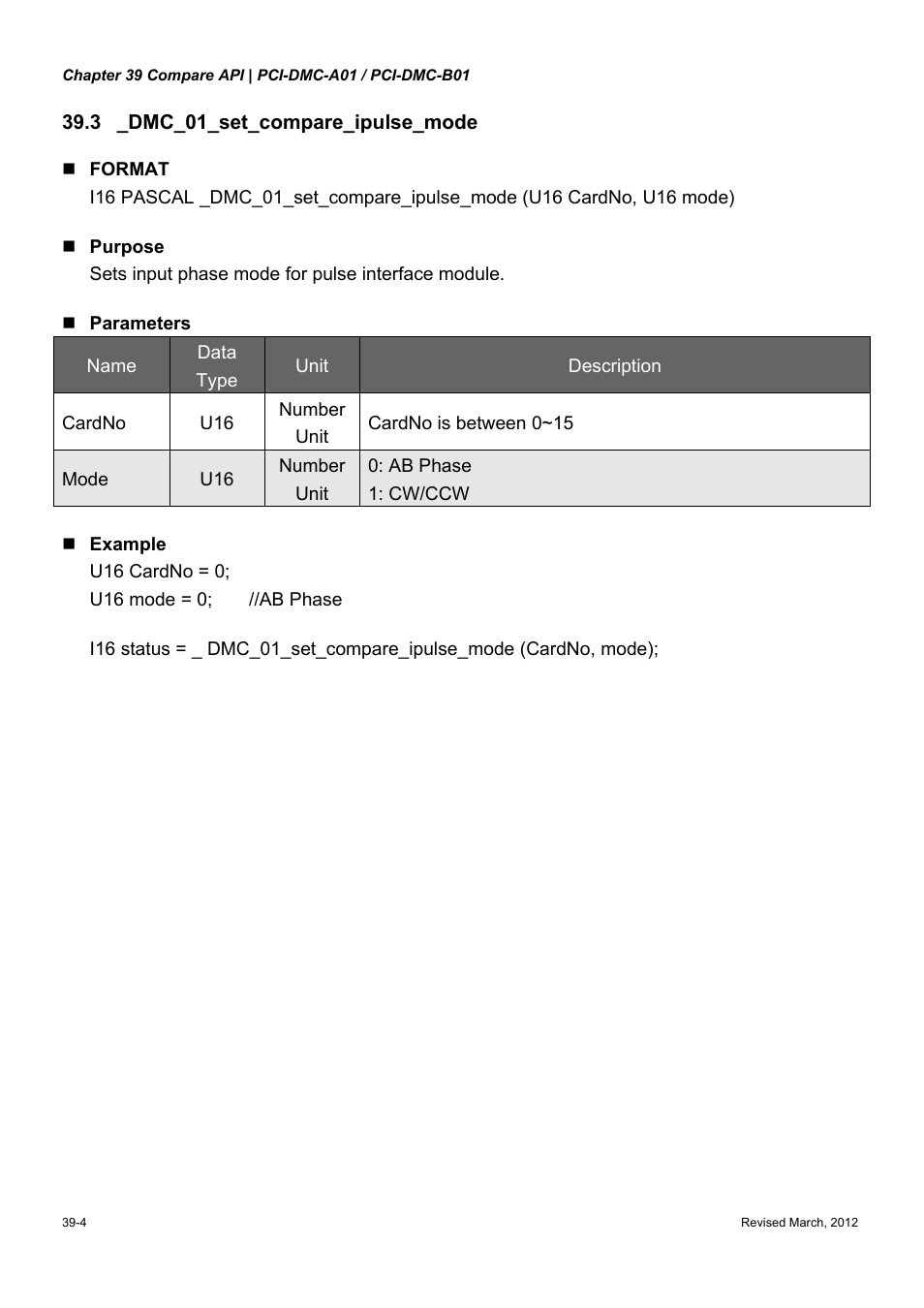 Delta Electronics High-Speed PCI 12-Axis Motion Control Card PCI-DMC-A01 User Manual | Page 490 / 528