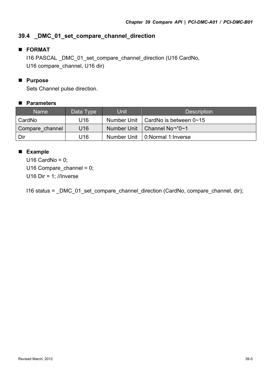 Delta Electronics High-Speed PCI 12-Axis Motion Control Card PCI-DMC-A01 User Manual | Page 491 / 528