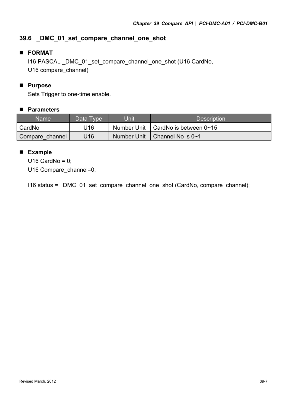 Delta Electronics High-Speed PCI 12-Axis Motion Control Card PCI-DMC-A01 User Manual | Page 493 / 528