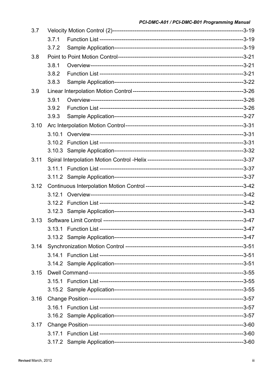 Delta Electronics High-Speed PCI 12-Axis Motion Control Card PCI-DMC-A01 User Manual | Page 5 / 528