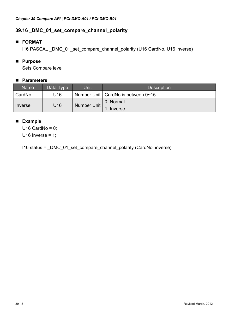 Delta Electronics High-Speed PCI 12-Axis Motion Control Card PCI-DMC-A01 User Manual | Page 504 / 528
