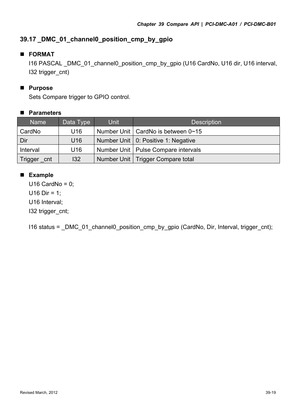 Delta Electronics High-Speed PCI 12-Axis Motion Control Card PCI-DMC-A01 User Manual | Page 505 / 528