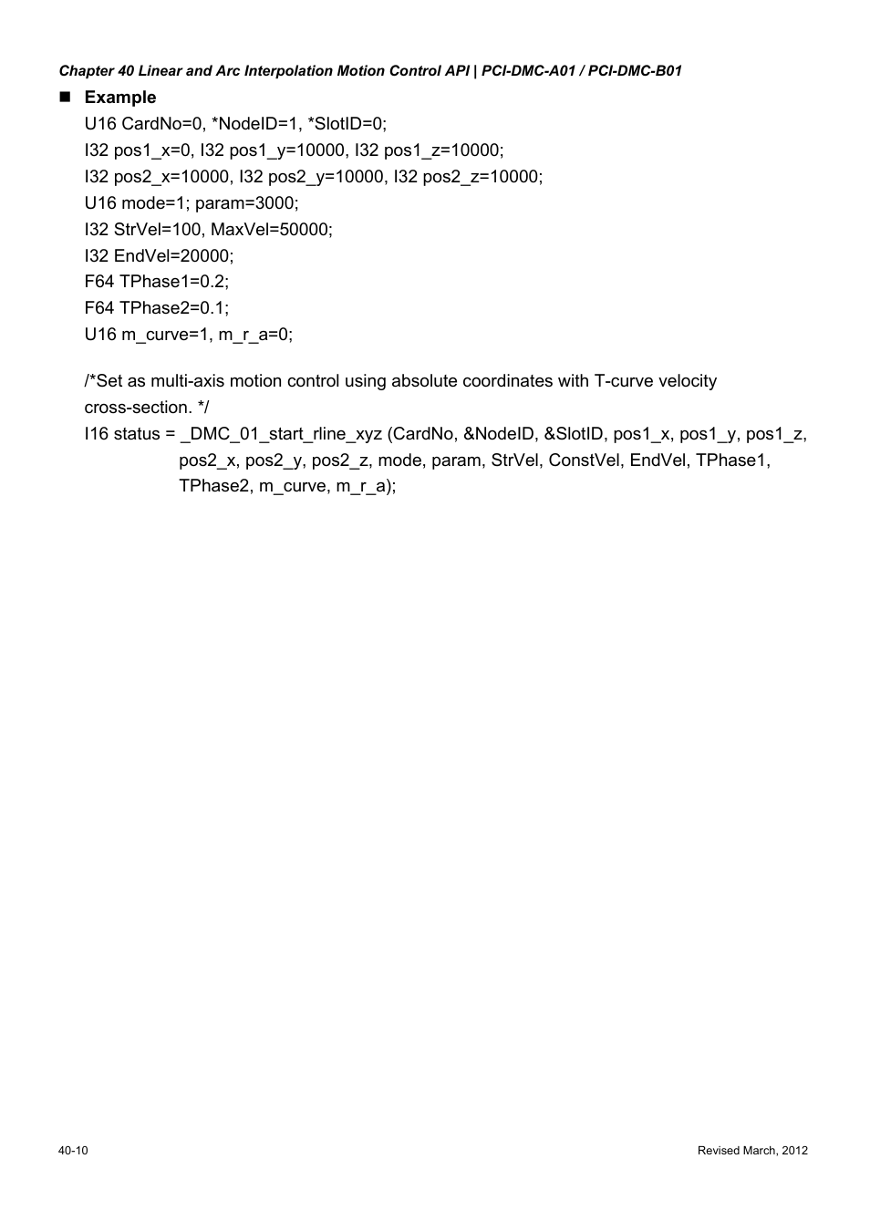 Delta Electronics High-Speed PCI 12-Axis Motion Control Card PCI-DMC-A01 User Manual | Page 516 / 528