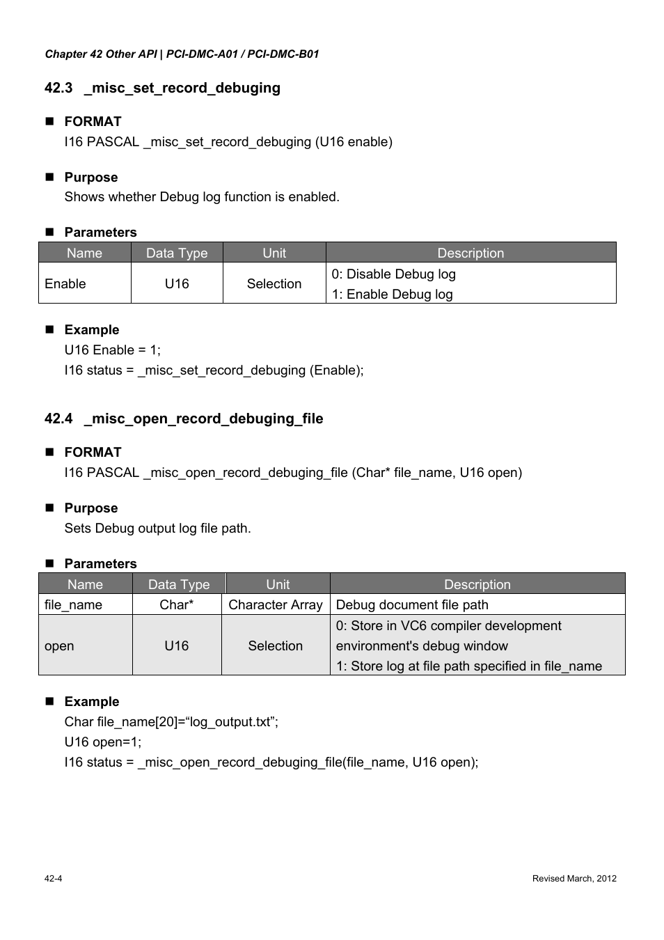 Delta Electronics High-Speed PCI 12-Axis Motion Control Card PCI-DMC-A01 User Manual | Page 526 / 528