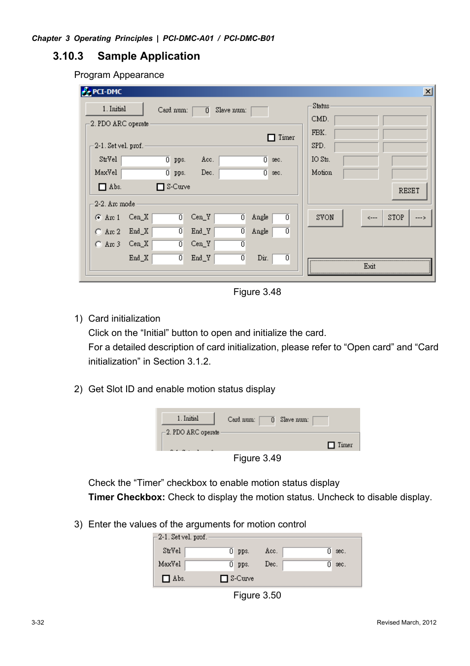3 sample application | Delta Electronics High-Speed PCI 12-Axis Motion Control Card PCI-DMC-A01 User Manual | Page 54 / 528