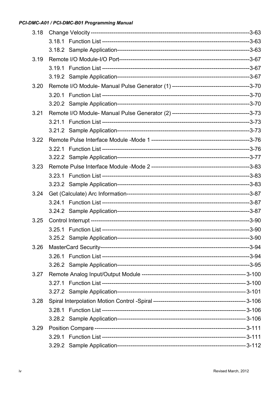 Delta Electronics High-Speed PCI 12-Axis Motion Control Card PCI-DMC-A01 User Manual | Page 6 / 528