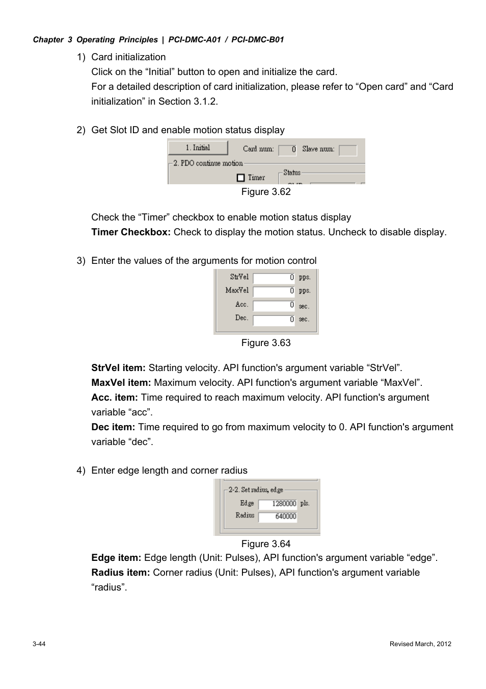 Delta Electronics High-Speed PCI 12-Axis Motion Control Card PCI-DMC-A01 User Manual | Page 66 / 528