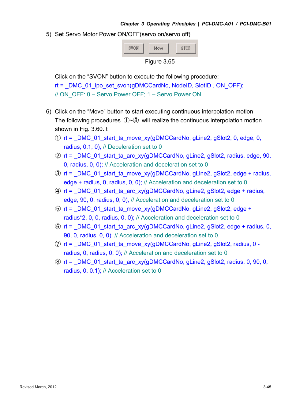 Delta Electronics High-Speed PCI 12-Axis Motion Control Card PCI-DMC-A01 User Manual | Page 67 / 528