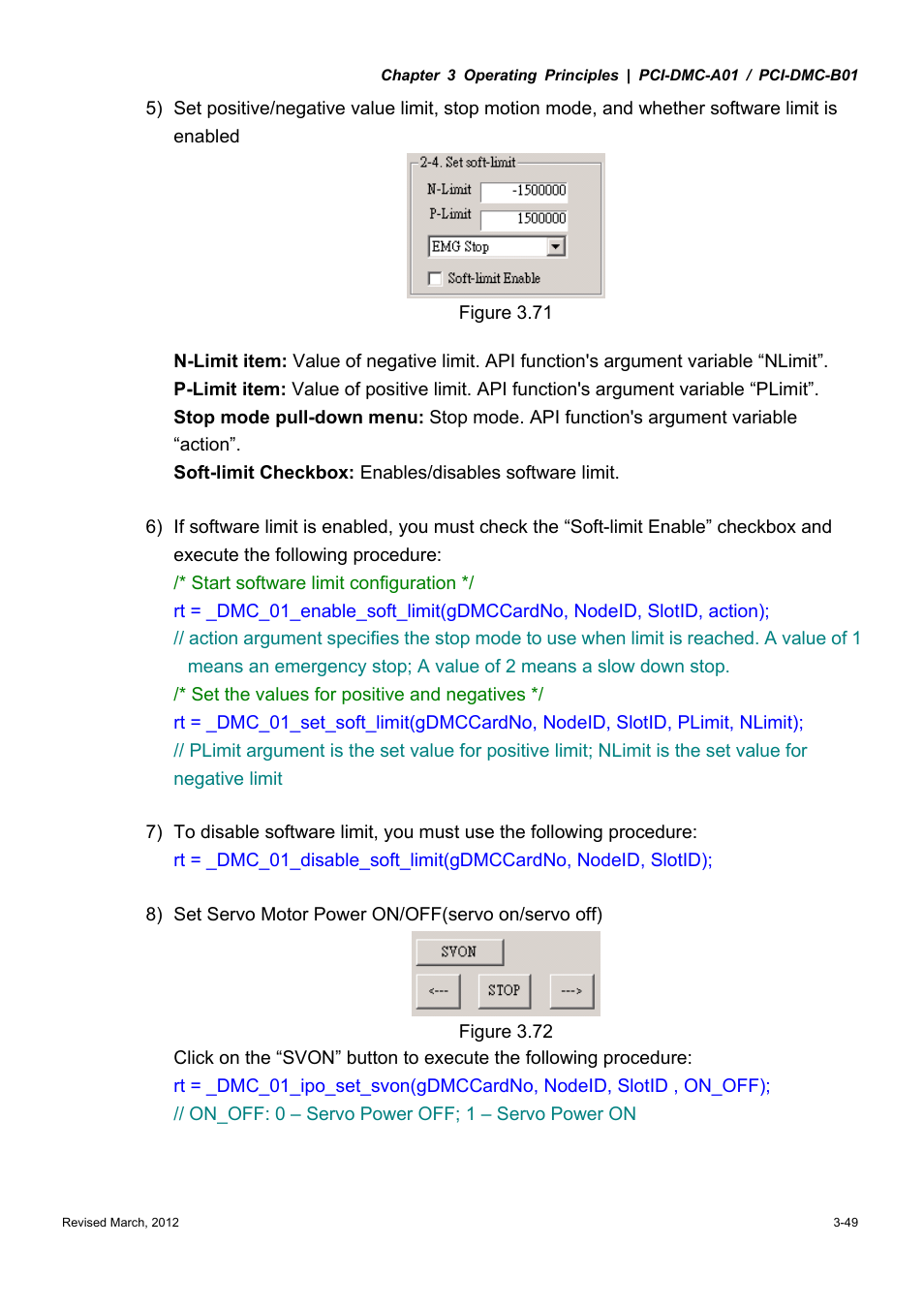 Delta Electronics High-Speed PCI 12-Axis Motion Control Card PCI-DMC-A01 User Manual | Page 71 / 528