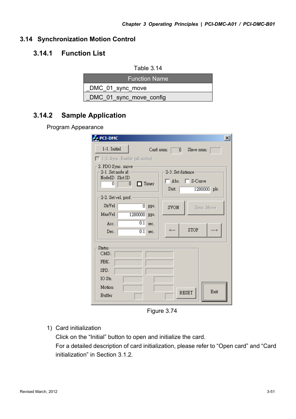 Delta Electronics High-Speed PCI 12-Axis Motion Control Card PCI-DMC-A01 User Manual | Page 73 / 528