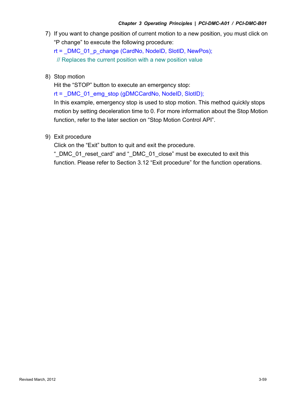 Delta Electronics High-Speed PCI 12-Axis Motion Control Card PCI-DMC-A01 User Manual | Page 81 / 528