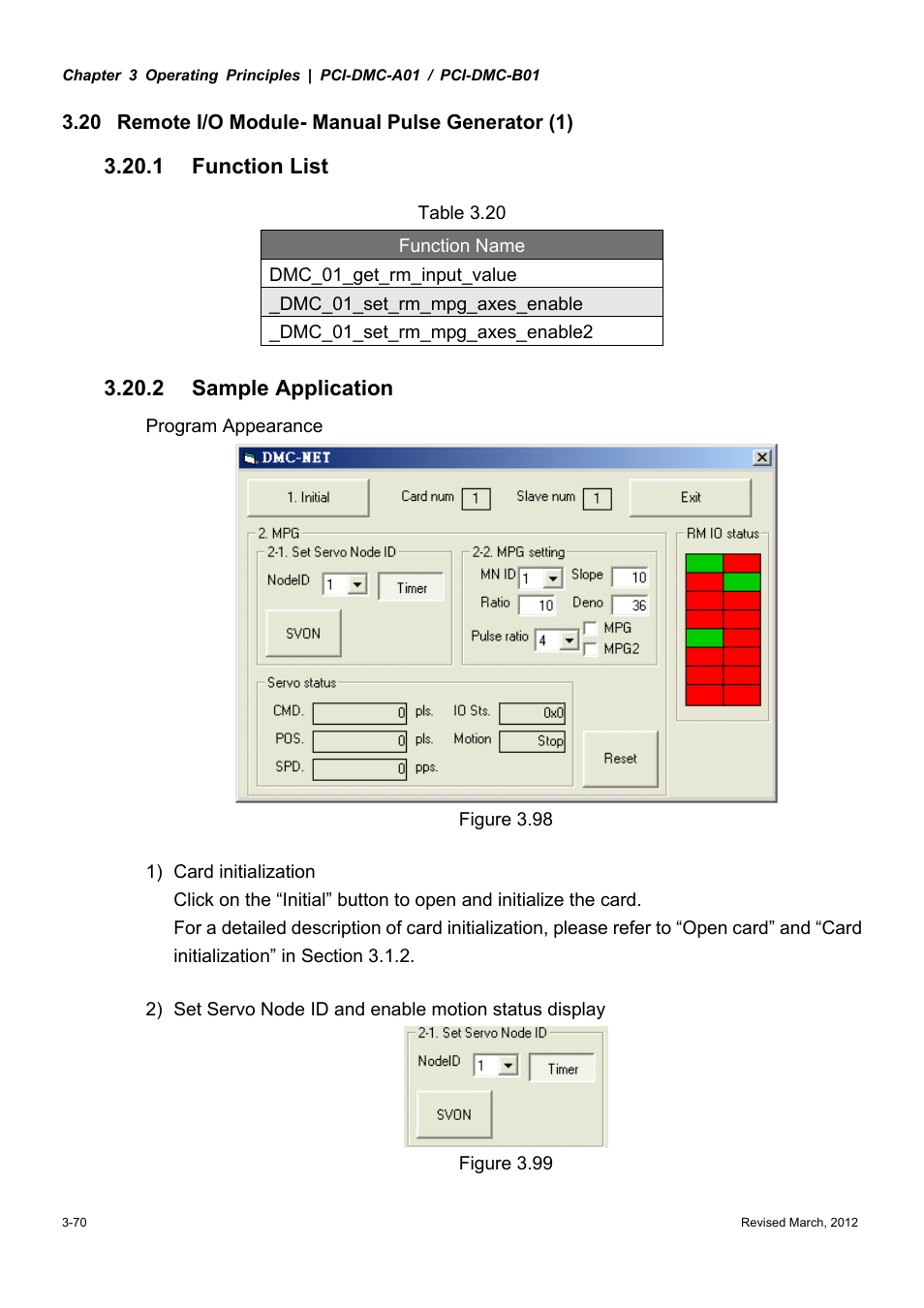 1 function list, 2 sample application | Delta Electronics High-Speed PCI 12-Axis Motion Control Card PCI-DMC-A01 User Manual | Page 92 / 528