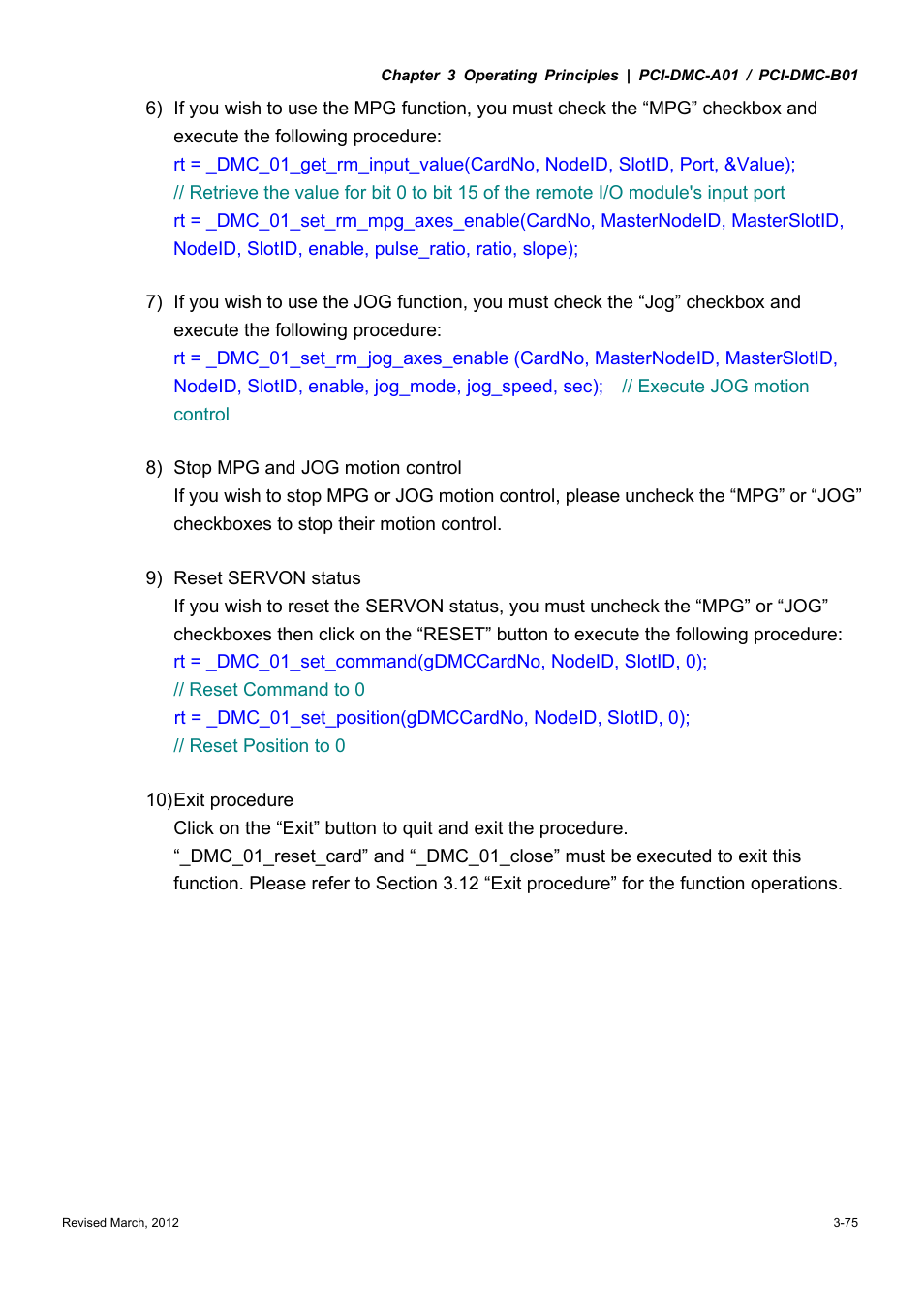 Delta Electronics High-Speed PCI 12-Axis Motion Control Card PCI-DMC-A01 User Manual | Page 97 / 528