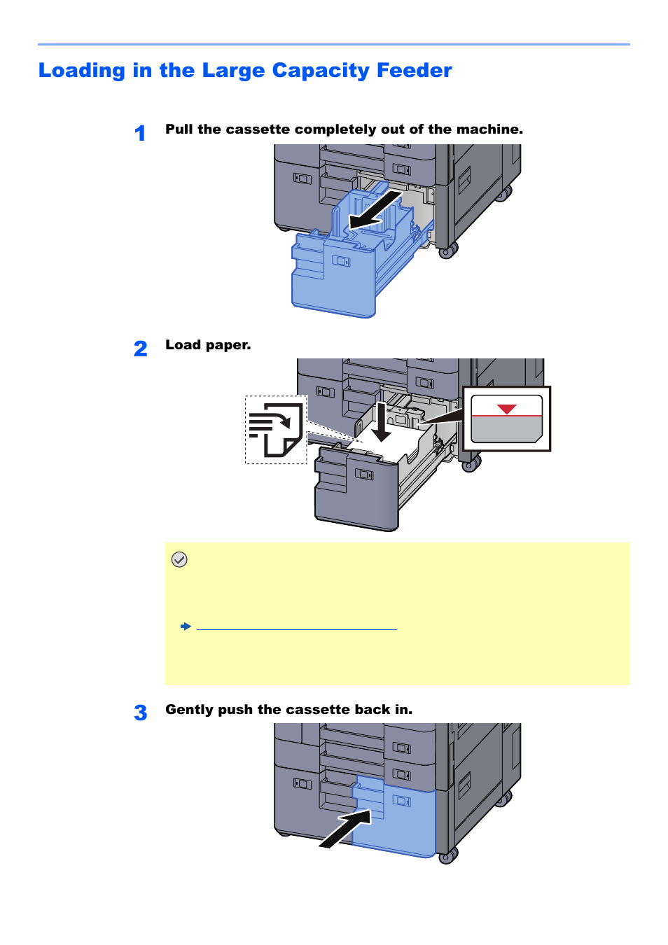 Loading in the large capacity feeder, Loading in the large capacity feeder -13 | Kyocera TASKalfa 2552ci User Manual | Page 158 / 682