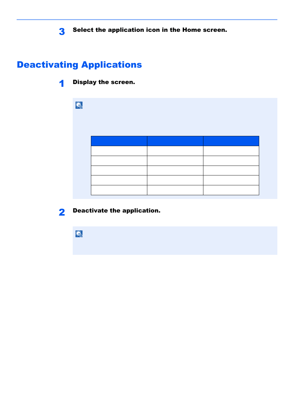 Deactivating applications, Deactivating applications -15 | Kyocera TASKalfa 2552ci User Manual | Page 223 / 682