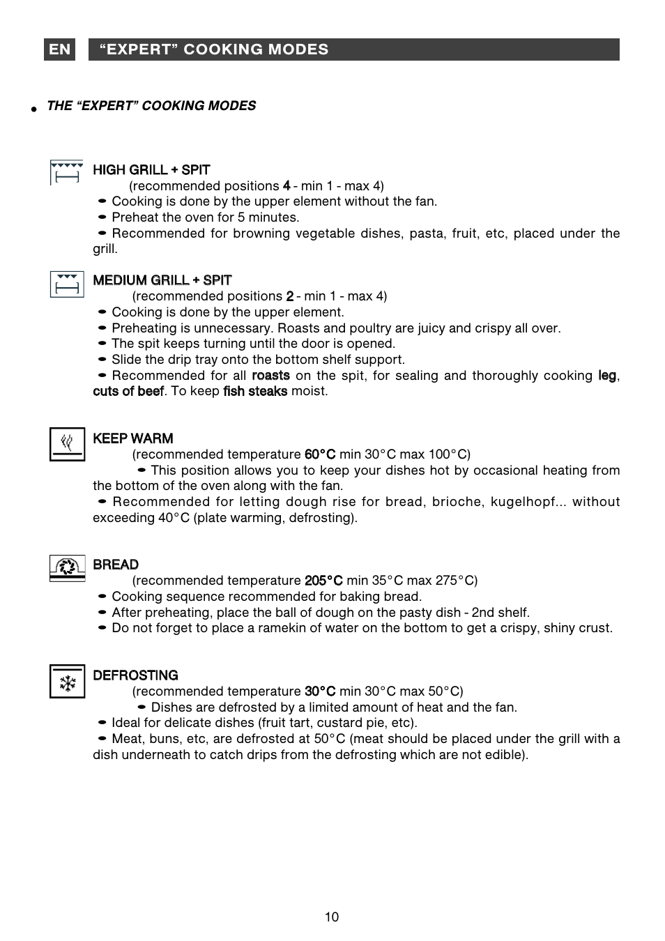 DE DIETRICH DOP1160 User Manual | Page 10 / 33