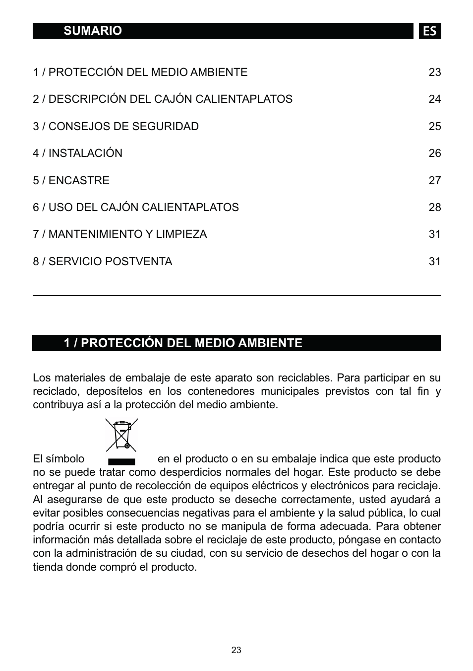 DE DIETRICH DWD1129 User Manual | Page 23 / 52