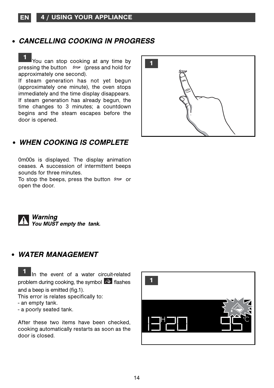 Water management | DE DIETRICH DOV1145 User Manual | Page 14 / 26
