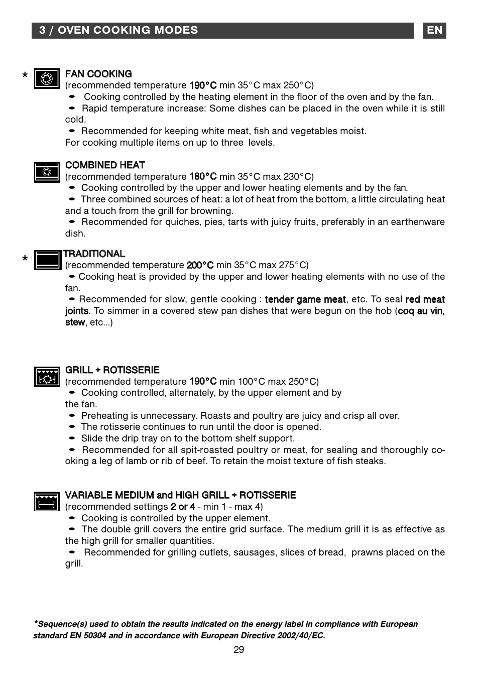 DE DIETRICH DOP1190 User Manual | Page 29 / 33