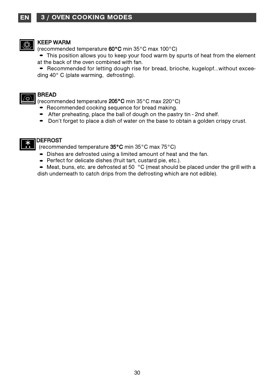 DE DIETRICH DOP1190 User Manual | Page 30 / 33