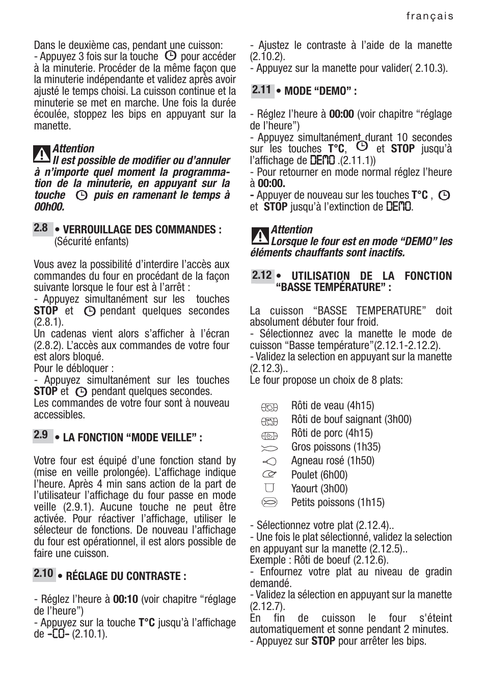 DE DIETRICH DOP1140 User Manual | Page 11 / 80