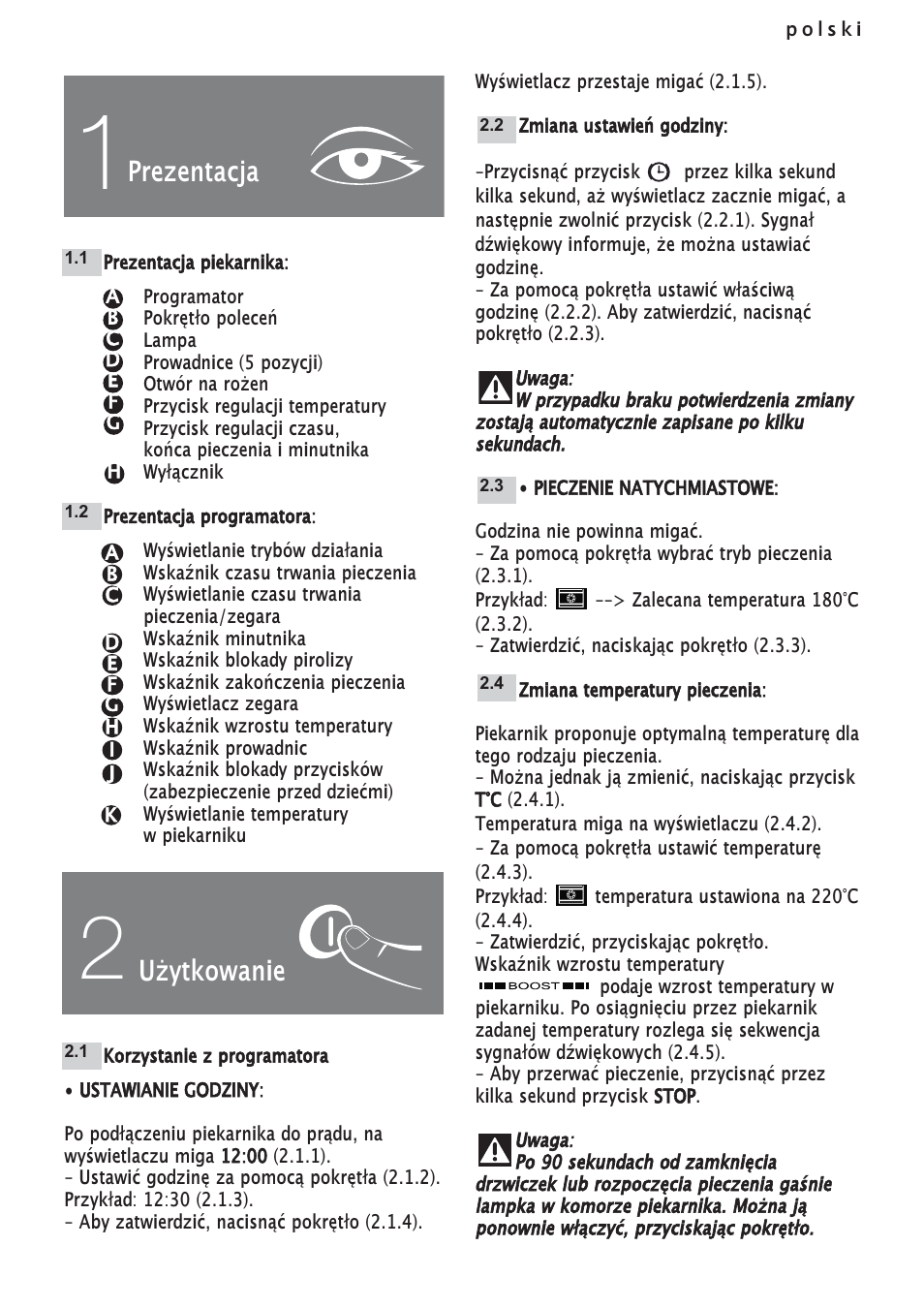 Cz5701488_00_pl.pdf, Prezentacja, Użytkowanie | DE DIETRICH DOP1140 User Manual | Page 57 / 80