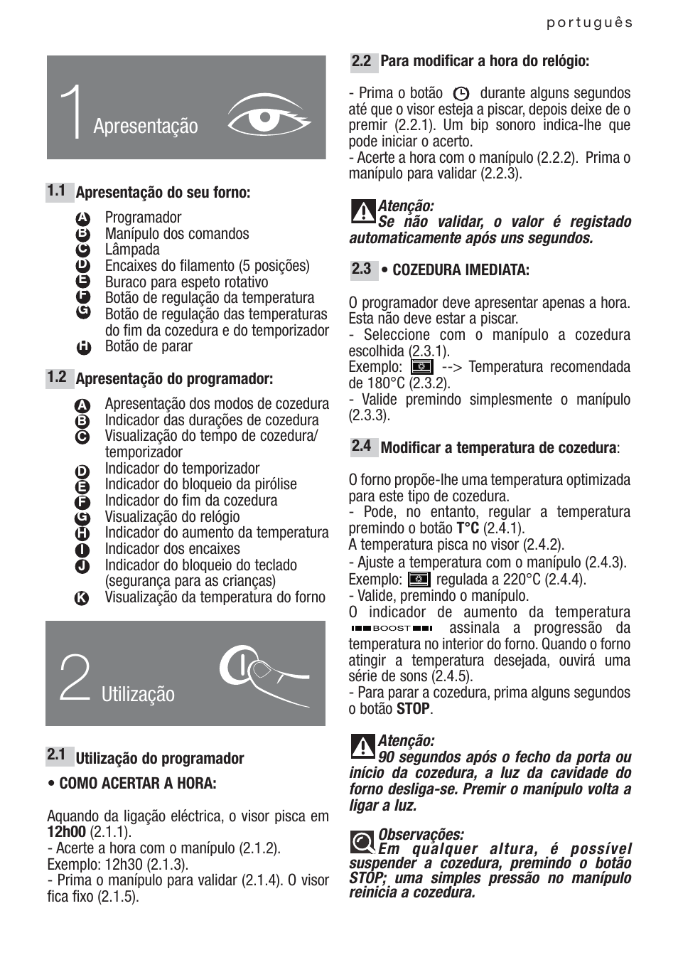 Cz5701488_00_pt.pdf, Apresentação, Utilização | DE DIETRICH DOP1140 User Manual | Page 63 / 80