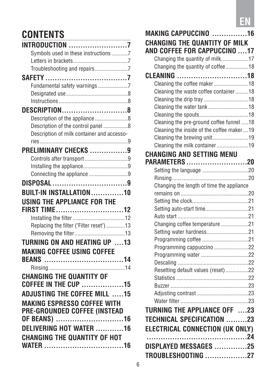 DE DIETRICH DED1140 User Manual | Page 2 / 25