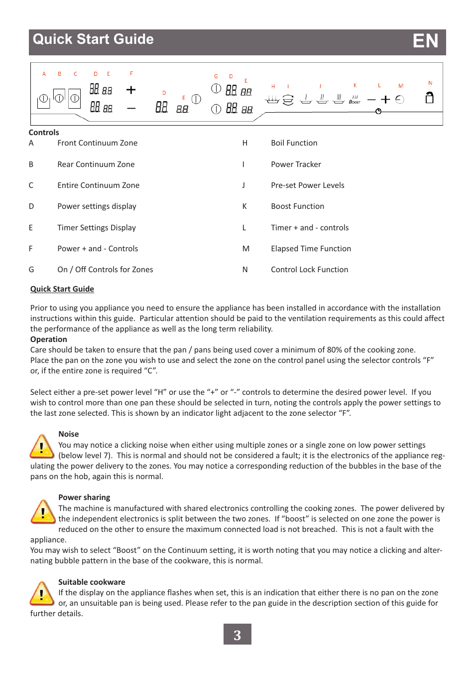Quick start guide | DE DIETRICH DTi1049Х User Manual | Page 6 / 15