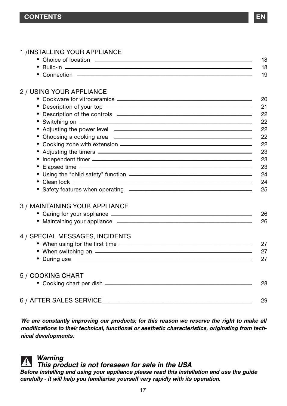 DE DIETRICH DTV1120X User Manual | Page 2 / 14