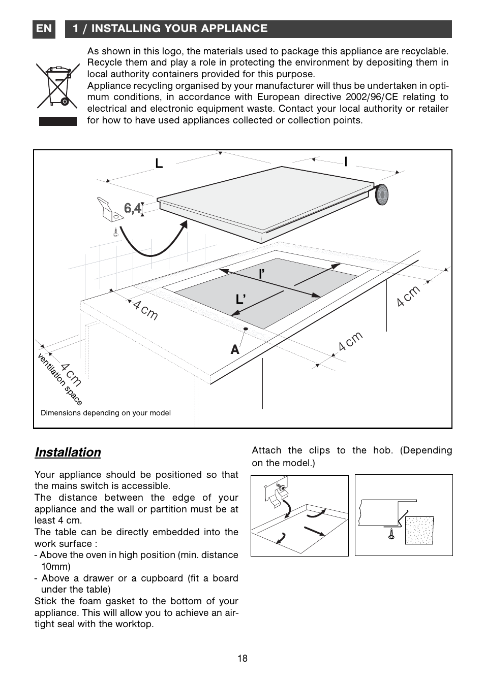 DE DIETRICH DTV1120X User Manual | Page 3 / 14