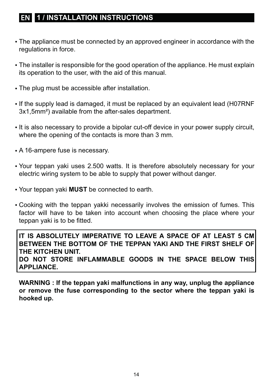 DE DIETRICH DTE1168X User Manual | Page 14 / 52