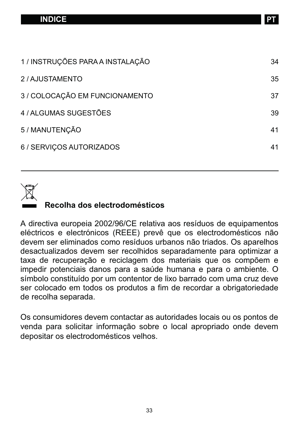 DE DIETRICH DTE1168X User Manual | Page 33 / 52