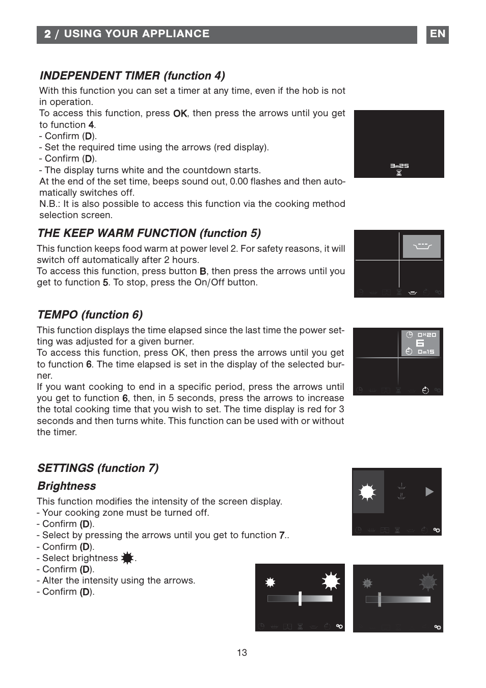 DE DIETRICH DTi1358DG User Manual | Page 13 / 19