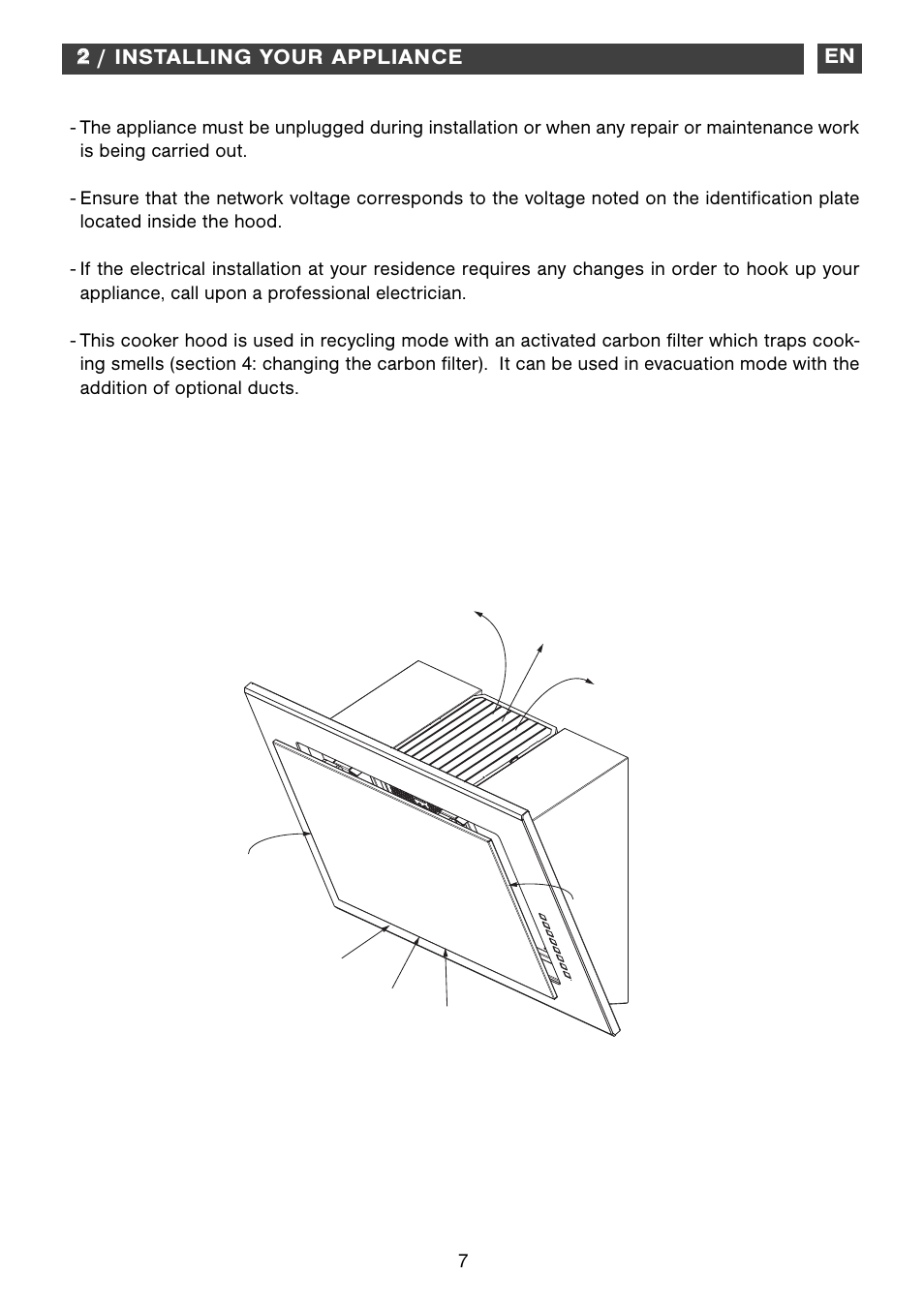 DE DIETRICH DHD1192X User Manual | Page 7 / 16