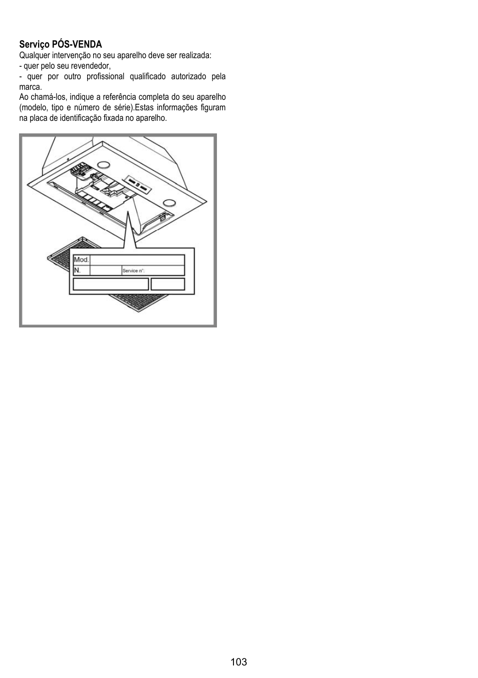 DE DIETRICH DHG1166X User Manual | Page 103 / 120