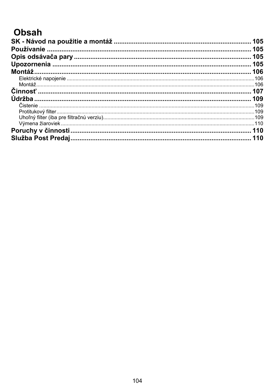 DE DIETRICH DHG1166X User Manual | Page 104 / 120